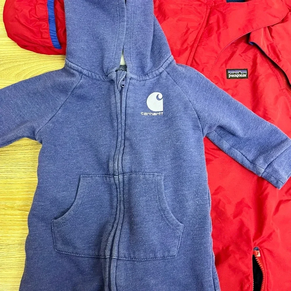 Bundle Patagonia/Carhartt Infant Winter Snowsuit L 16-20 lbs
